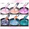 2Pcs Baby Boomer Extension Nail Gel Set UV Builder Ombre Nails Camouflage Quick Extension Gel Extended Nails Art Kits Manicure