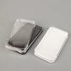 Plastic Clear Jewelry Box Rectangle Packaging Box Nail Storage Case  For False Nails Display