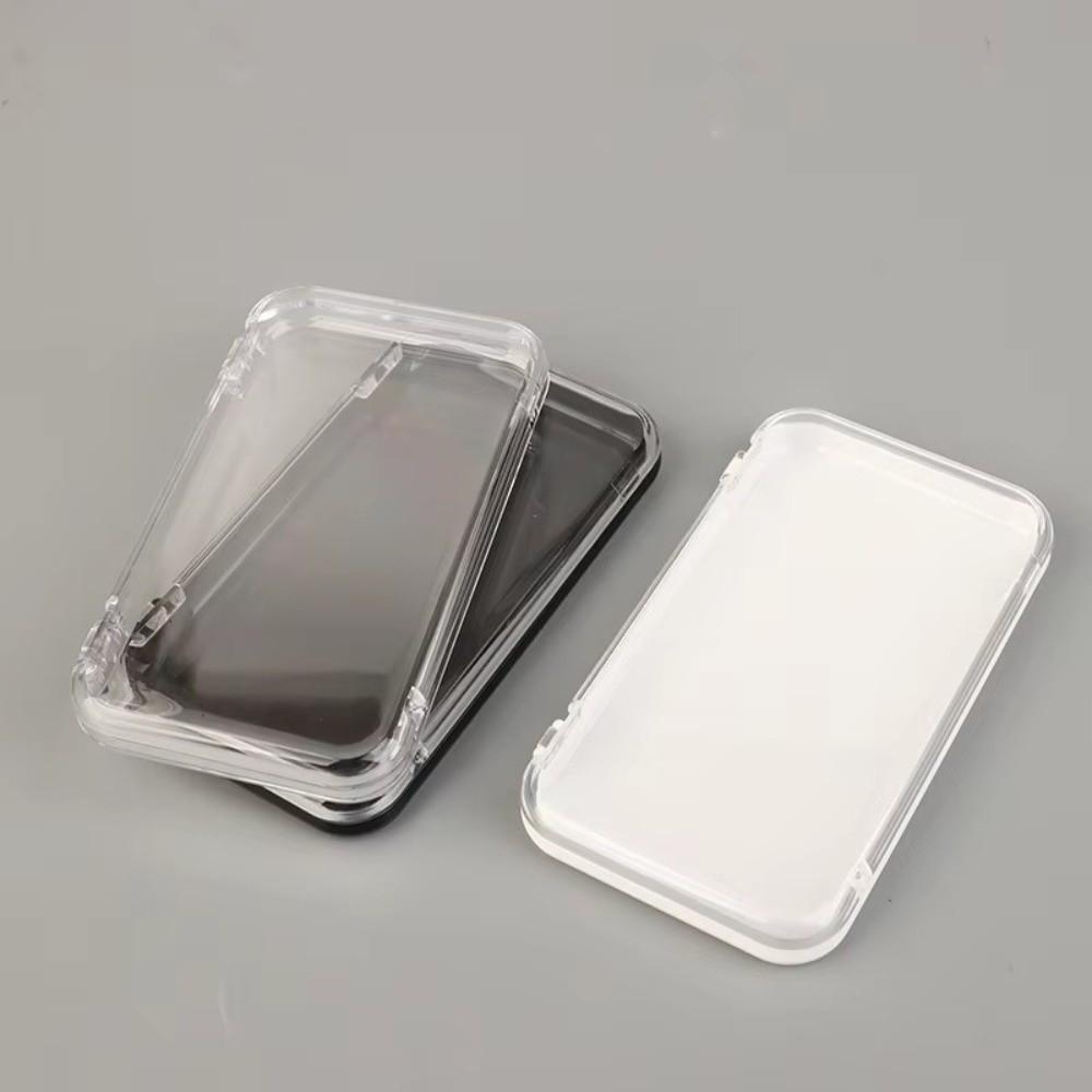 Plastic Clear Jewelry Box Rectangle Packaging Box Nail Storage Case For False Nails Display