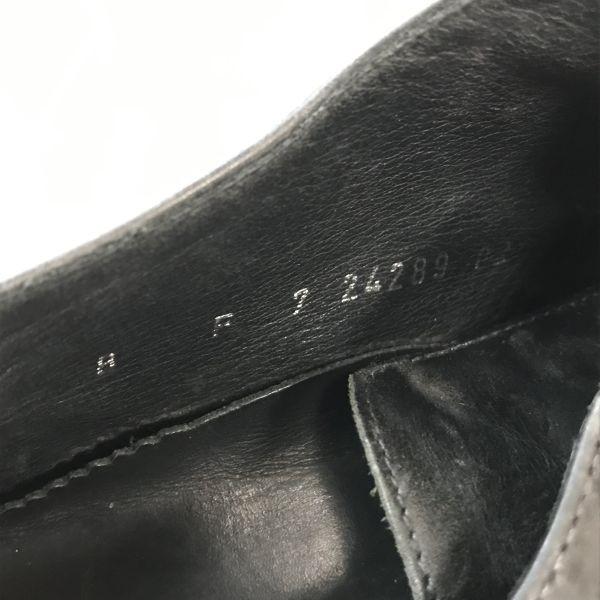 Germany Lloyd Leather Swirl Moccasin Dress Shoes Black 8 42 26.5(USED)