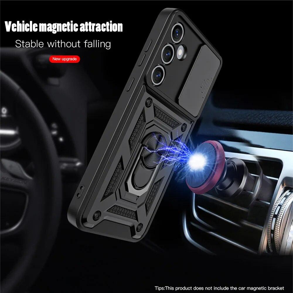 KEYSION Противоударный чехол для Samsung A55 5G A35 A25 A15 4G, защитное кольцо для камеры, чехол-подставка для телефона Galaxy A35 A55 A25