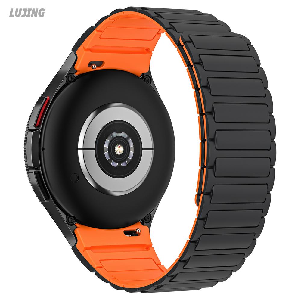 Silicone Band For Samsung Galaxy Watch 6 Classic 43mm 47mm Watch 5Pro 45mm NO Gaps Sports Strap For Watch 6 40 44mm 4Classic 42mm 46mm