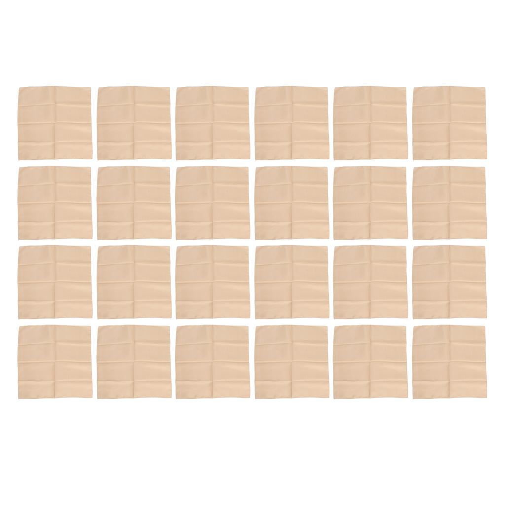 24pcs Quadrate Satin Napkin 17x17inch Soft Glossy Delicate Table Napkins for Weddings Party