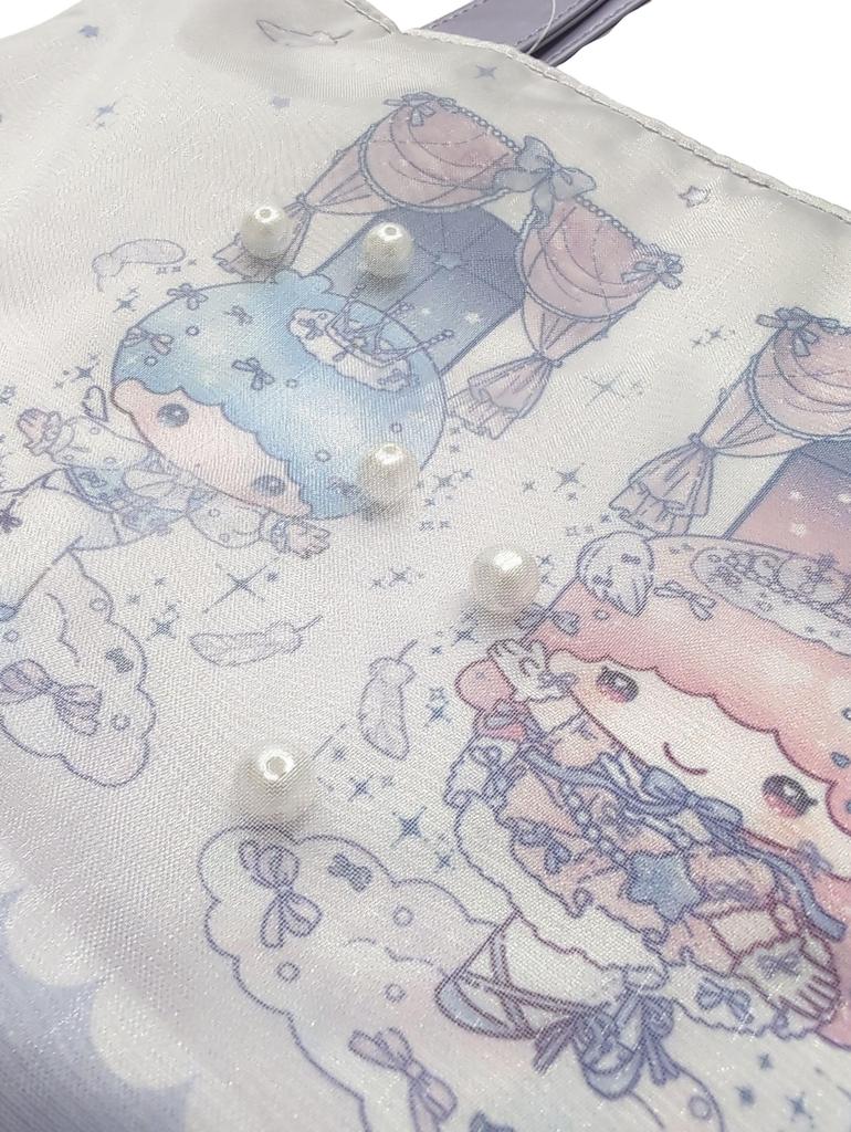 Marimo Craft Маленькие Близнецы x Жемчужная Кукла Мини-сумка-тоут, Ш280 x В200 x Г100мм, SRDM-029