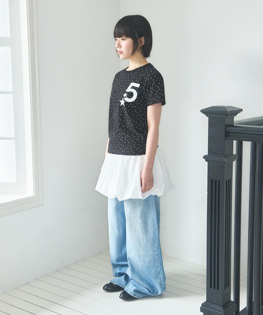 VIDEO JOCKEY Number 5 T-Shirt [Black]