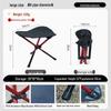 ZISIZ Portable Telescopic Folding Stool