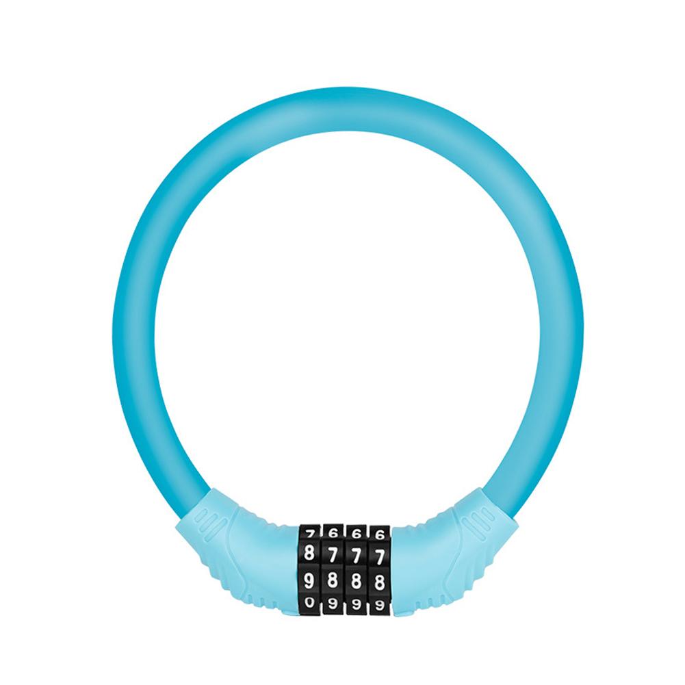 Bike Accessories Bicycle Bike Lock Anti-theft Password MTB Road Bike Security Cable Locker Portable Combination Code Padlock