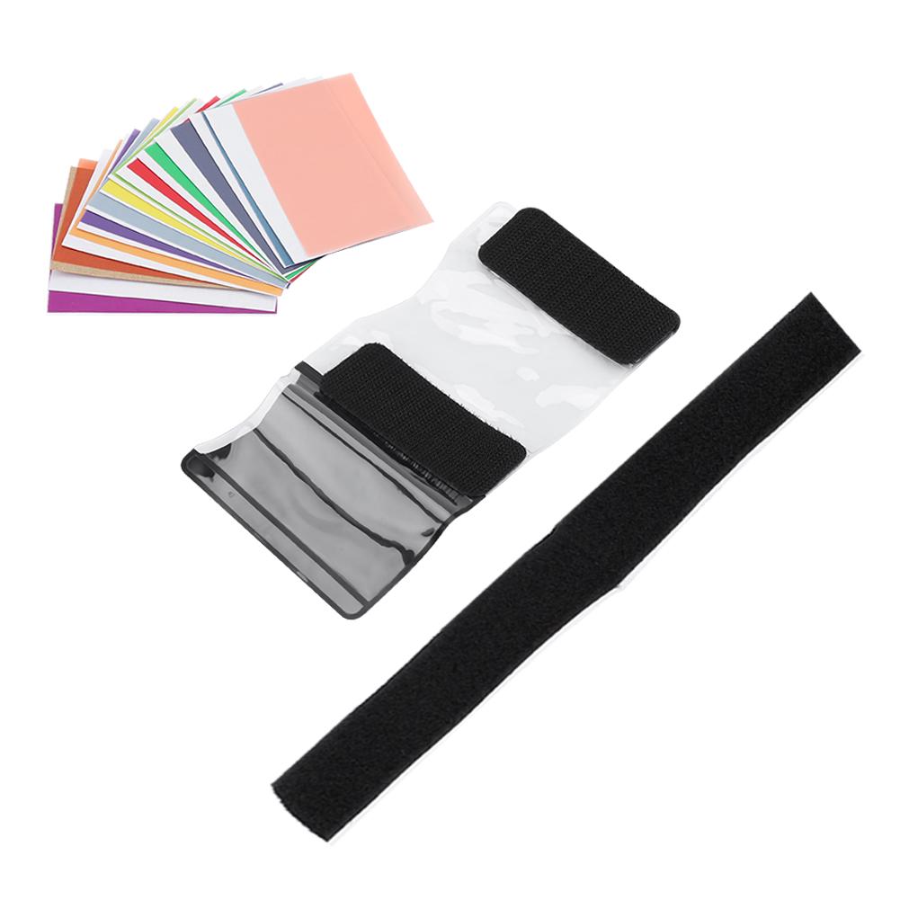 12 шт. цветной стробоскопический флэш-цветной световой гелевый всплывающий фильтр-диффузор