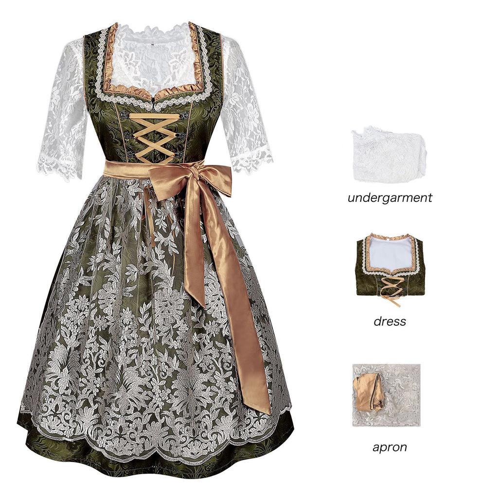 Женский повседневный пивной костюм Платье с коротким рукавом и галстуком Женский костюмное платье