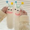 Fuzzy Silly Socks Funny Fluffy Cartoon Socks with Eyes Cute Winter Sleeping Socks