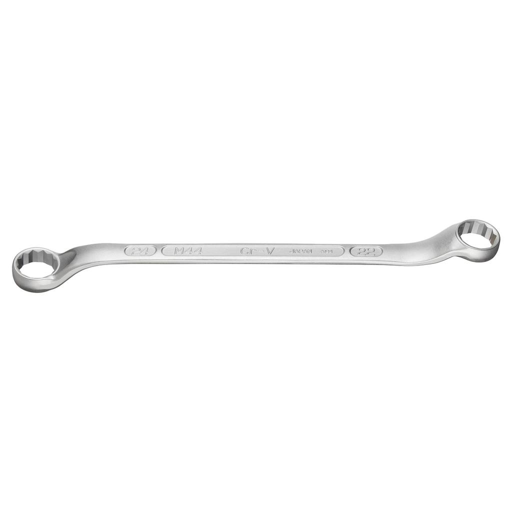TONE Long Mechanic Box Wrench X Width Across Flats 22 X 24mm (45° 10°) M44-2224