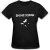 Женская футболка JIAYOUCT Shinedown Sound Of Madness Черная