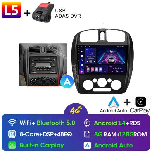 Fortress 8G+128G QLED автомобильное радио для Mazda 323 BJ 2000-2003 мультимедийный видеоплеер автонавигация Android 13 2din DVD головное устройство