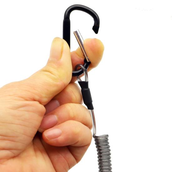 Анти-потерянная веревка, эластичные, противоугонные, спиральные пружинные плоскогубцы из ТПУ, рыболовные плоскогубцы, анти-потерянный безопасный ремешок, товары для улицы