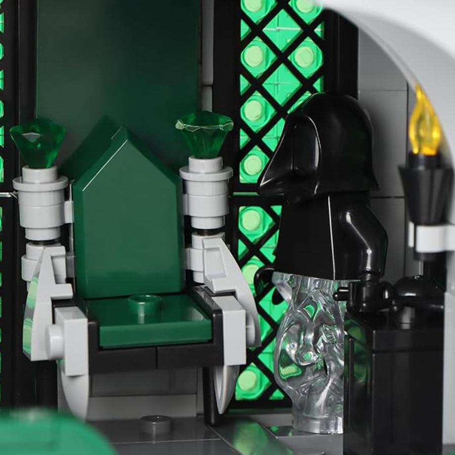 Non-Toxic 1388Pcs Moc Slthrin House Model Kit Movie Building Blocks Assembly Toys Gifts For Kids Adults Collectible Hary