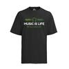 Music Is Life Thats Why Our Hearth Have a Beat New Disco Top Bio Herren T-Shirt