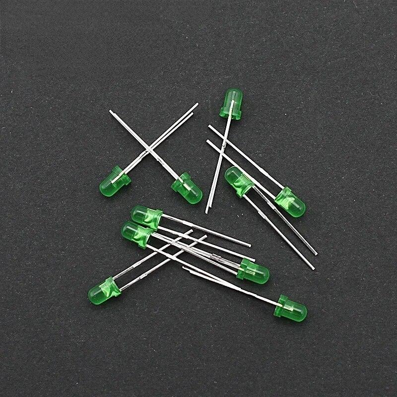 60-200 шт. F3 F5 набор светодиодных диодов 3 мм 5 мм светодиоды белый красный синий зеленый желтый оранжевый DIY электронный комплект