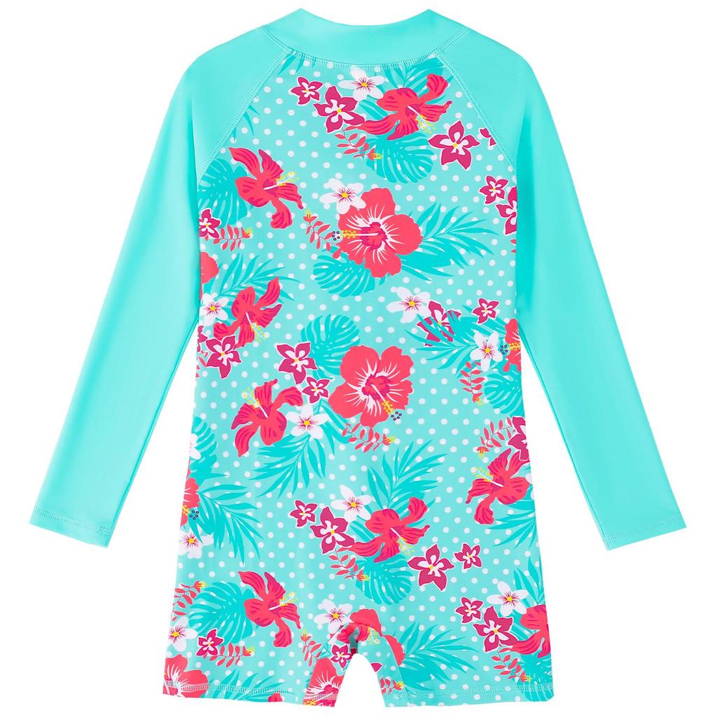 Купальник с длинным рукавом для девочек с единорогом - Защита от солнца, быстросохнущая купальная одежда для детей