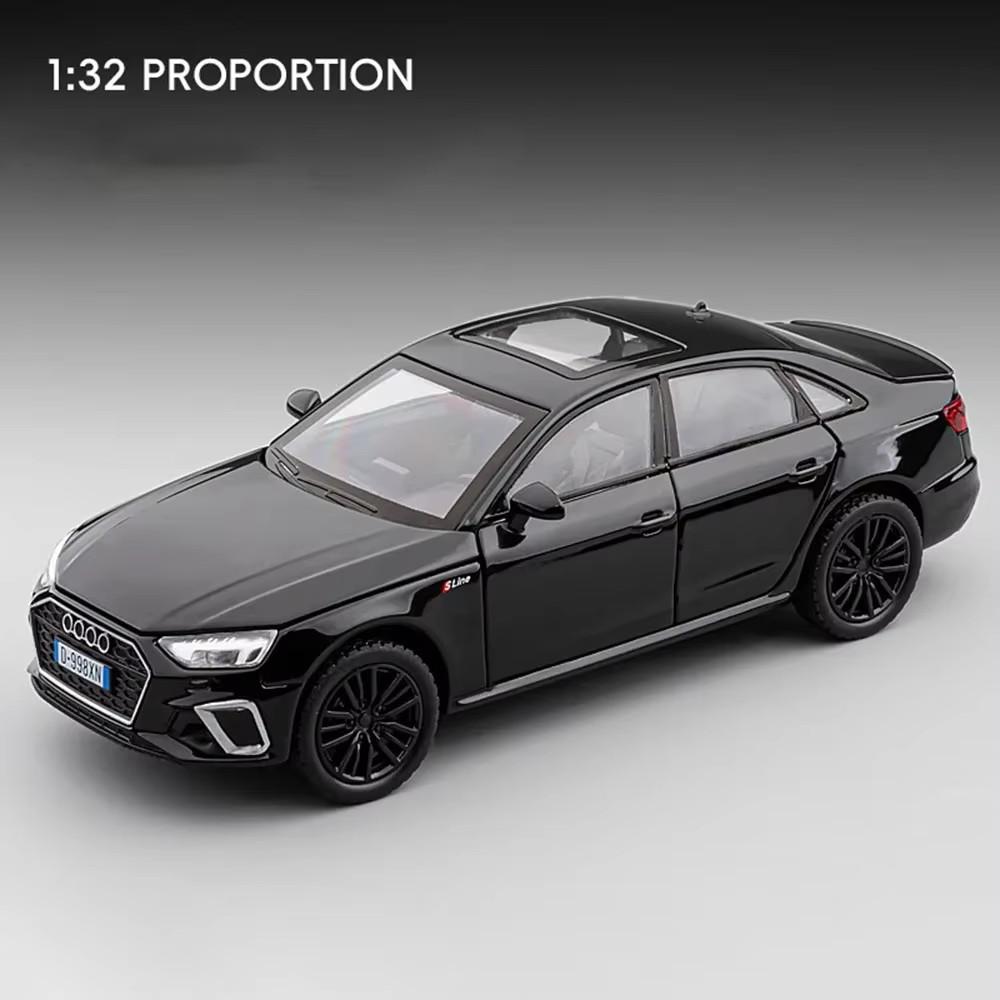1:32 RS7 A4 Модель автомобиля Игрушка Сплав Литье под давлением Высокая симуляция Звук Свет Оттяжка Модели транспортных средств для детей Коллекция Подарки на день рождения