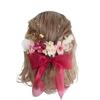 Lomeri Organza Ribbon Hair Accessory O9 In 3 (Red) (Available Colors)