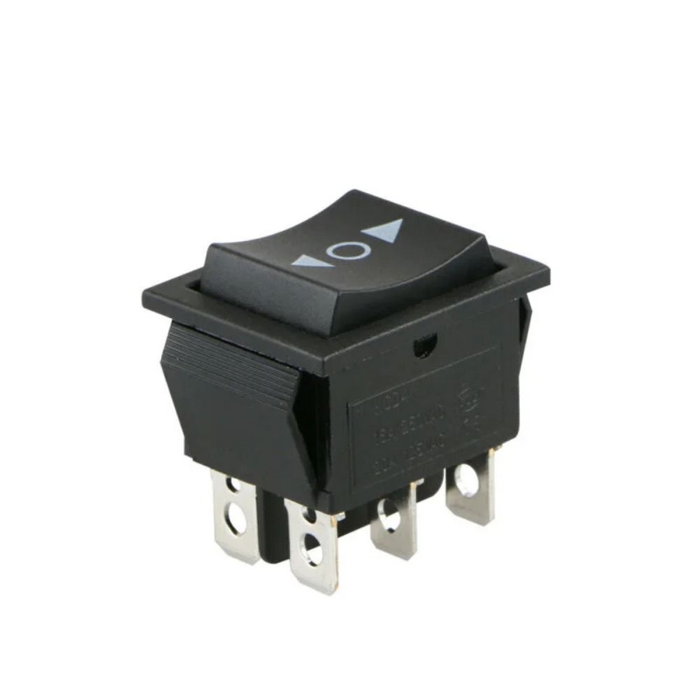 10pcs 6 Pin Terminals Double Reset Switch KCD4 Push Button Switch Electrical Products