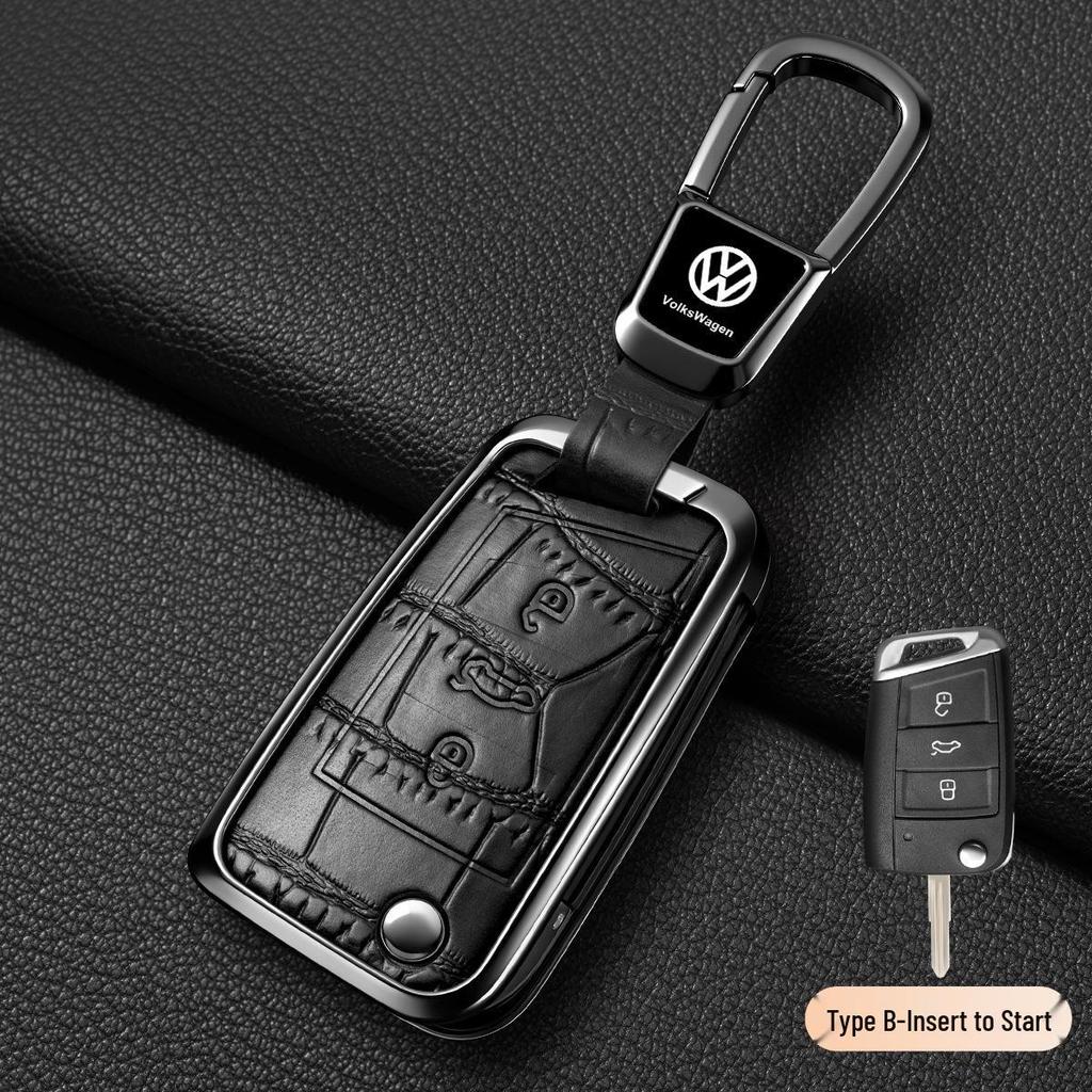 Чехол для ключа и защитный чехол с крючком для Volkswagen Passat 2017-2018.