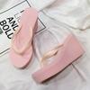New Women Flip Flops Wedges Comfort Summer Platform Slippers Outdoor Concise Beach High Heel 9cm Casual Slides Women Slipper