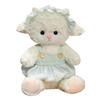 Small Sheep Plush Toy Girl Gift With Dress And Lace Hat Decoration For Sleep Comfort