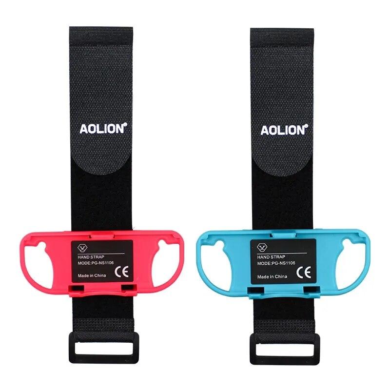 2 шт./компл., регулируемый маленький регулируемый держатель для ручки контроллера, кронштейн для ремня, браслет, аксессуары для танцев для переключателя Joy-Con