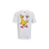 Футболка с круглым вырезом Curry Big Bird Airplane Cartoon Letter Print, мужские топы, белые 1369623-100