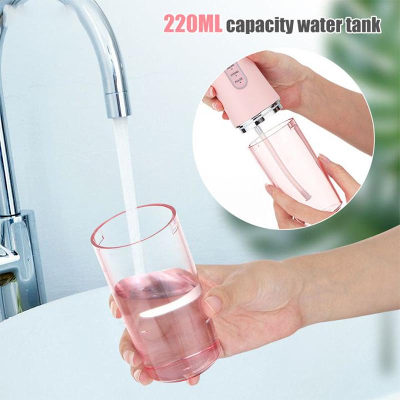 Travel Compact Oral Irrigator Dentist Suggest IPX5 Water Flosser Cordless Professional Cleaning for Sensitive Gums