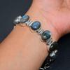 Labradorite Gemstone Handmade 925 Sterling Silver Jewelry Bracelet, Elegant Gemstone Jewelry Labradorite Jewelry For Gifts