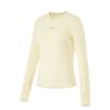 Li Ning Comfortable Slim Fit Long Sleeve Running T-Shirt Women Tops Gelato-Yellow ATLU048-2