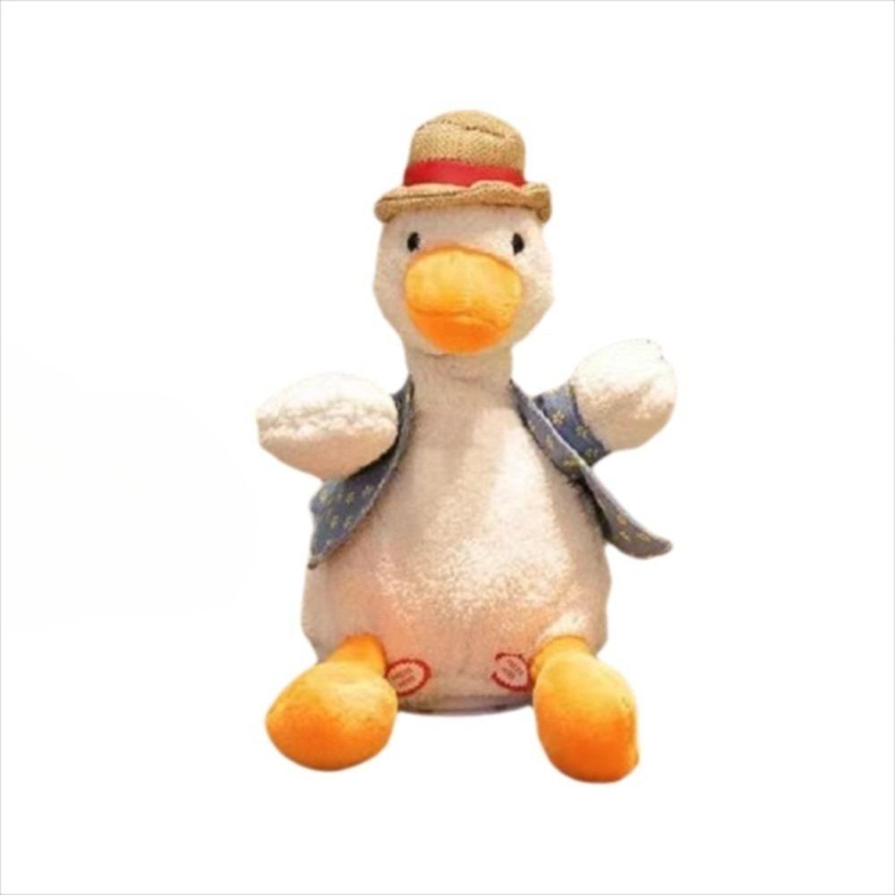 Electric Function Repeating Duck Toy Plush Material Learning To Speak Toy Girls Toys