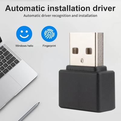 Мини USB устройство распознавания отпечатков пальцев Биометрический ключ безопасности ПК Ноутбук Windows 10 11 Hello Модуль сканера считывателя отпечатков пальцев