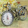 Vintage Arabic Numeral Bicycle Shape Creative Table Alarm Clock Home Decor