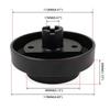 Steering Wheel Short Hub Adapter for CivicRSX SRK131H CRVCRZ S2000Quick Release Short Hub Adapter Black