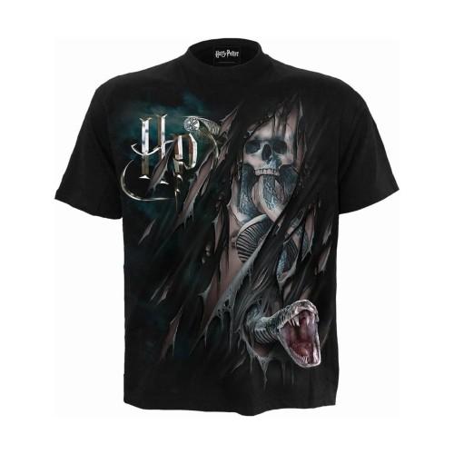 Harry Potter Unisex Adult Dark Mark Back Print T-Shirt