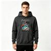 Men Cartoon Criminal Mode Printed Pullover Hoodie Casual Long Sleeve Sweatshirt for Daily Wear