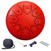 Steel Tongue Drum 6 Inch 8 Notes Hollow Drum Music Drum Hand Pan Drum Ethereal Drum Yoga Meditation Drum Percussion Instruments