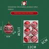 6Pcs/Box Electroplated Plastic Ball Christmas Tree Ornament Plastic Christmas Decorations
