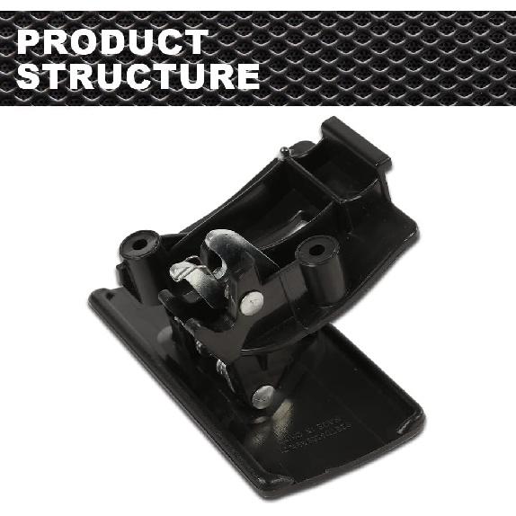 Ручка перчаточного ящика Панель приборов Защелка Совместима с Hummer H3 2006 2007 2008 2009 2010 Черный Правый 1 шт.