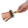 3 Size Coffee Wooden Handle Cevze Turk Turkish Coffee Pot Coffee Turk Turkish Copper Coffee Maker