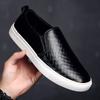 Модные мужские мокасины в британском стиле Zapatos De Hombre, кожаные туфли без застежек, повседневные мужские туфли для взрослых, черные, для вождения, мягкие мокасины