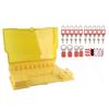 Lockout Tagout Station 10 Padlock 20 Key 10 Tag 4 Buckle Lockout Station with Cover