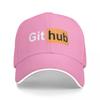 Унисекс Бейсболки Логотип GitHub Уличная одежда для улицы Летние Спортивные Бейсболки Кепка в стиле Hip Hop Кепки