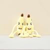 Adorable Banana Plush Keychain Cute Long-legged Stuffed Toy For Bags And Keys
