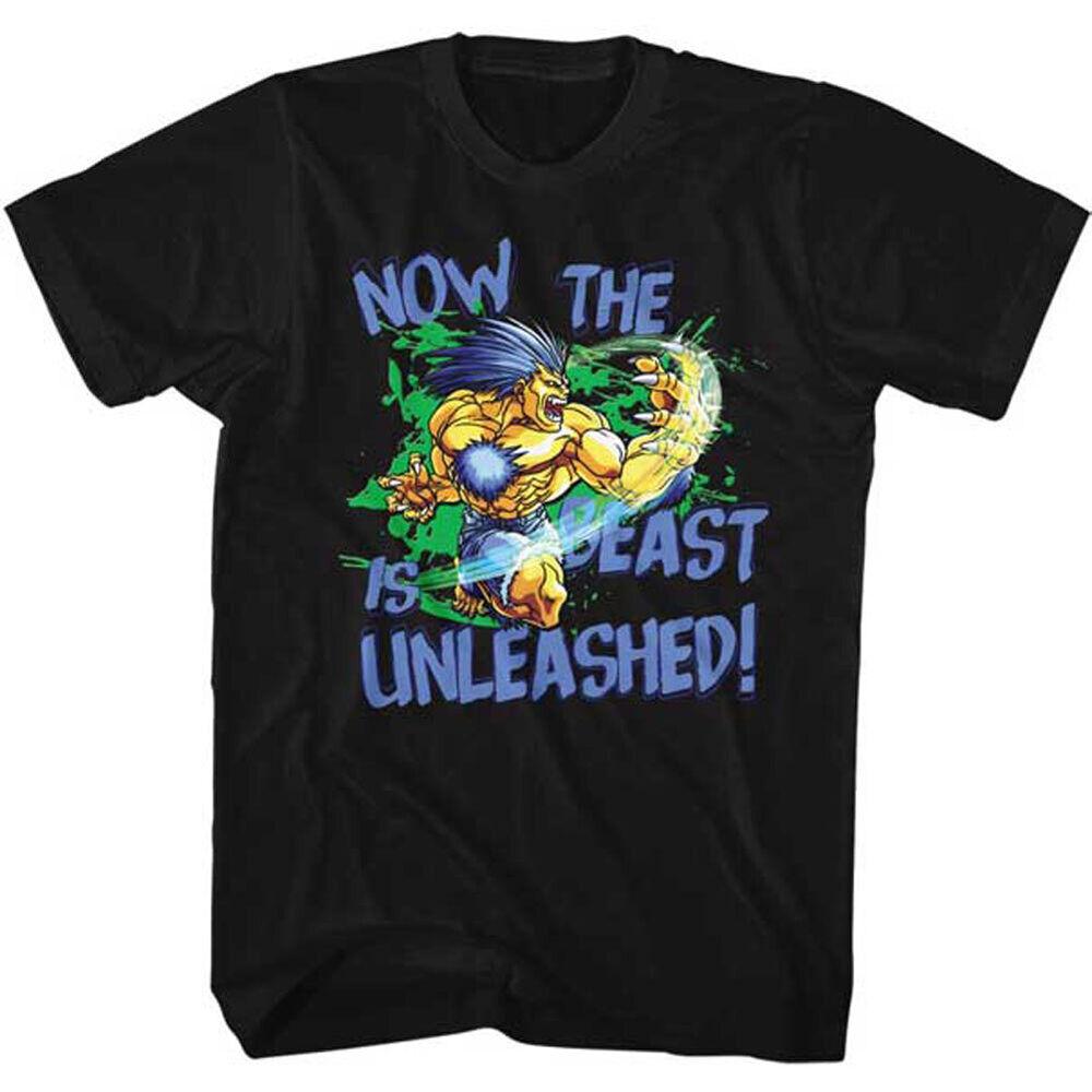 Черная футболка унисекс приталенного кроя Street Fighter Beast Unleashed