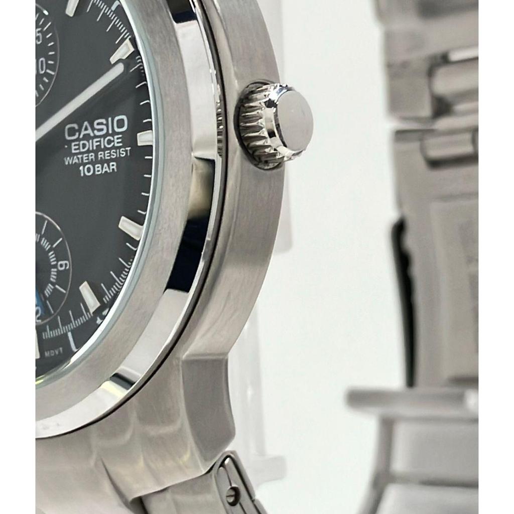 Б/у часы Casio EDFICE EF-305 кварцевые черные мужские CASIO