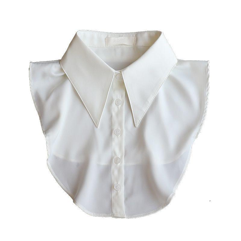Women's Versatile Fake Collar High-end Universal Collar Spring Autumn Shirt Fake Collar White Breathable Wrinkle Resistant Decorative Collar